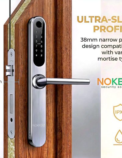 Nokego Smart Locks Ultra Slim Profile